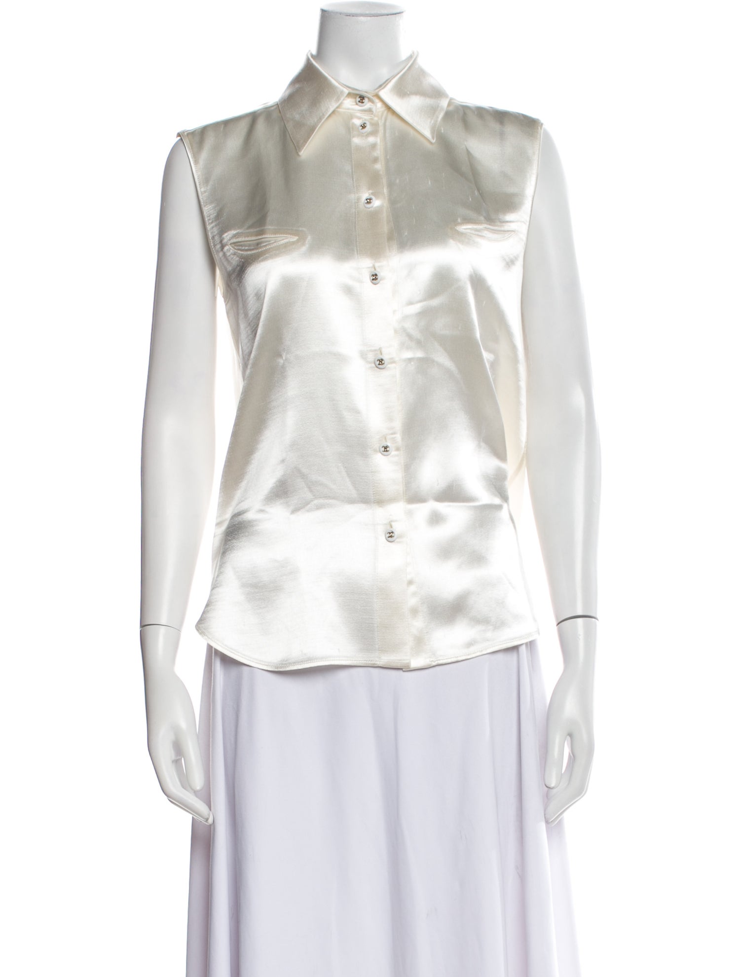 Chanel 2014 Paris-Dallas Button-Up Top